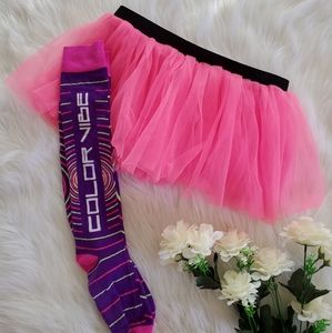 Three Layer Tutu and Knee High Socks